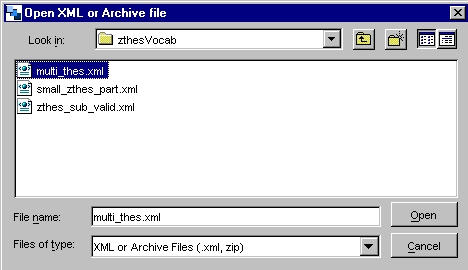 Zthes File Stored in zthesVocab Folder